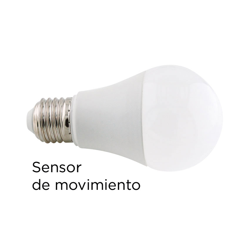 Bombilla estándar Led DUOLEC  E27 sensor de movimiento 10W