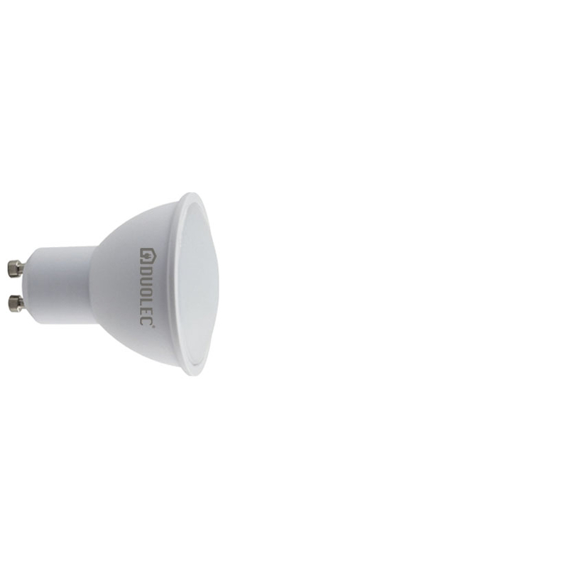 Bombilla Led dicroica 110º DUOLEC GU10 luz cálida 7w