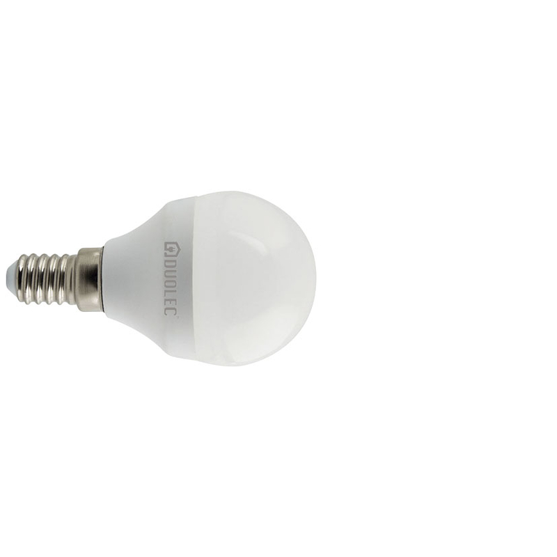 Bombilla Led mini globo DUOLEC E14 luz fría 7w