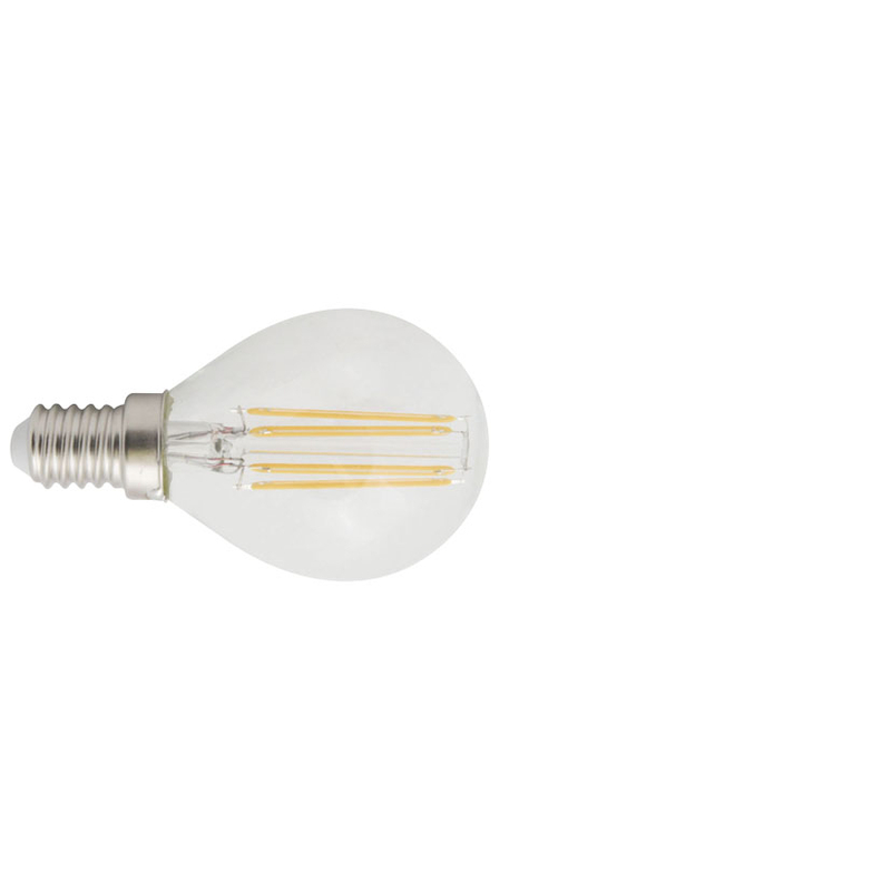 Bombilla Led Classic mini globo DUOLEC E14 luz fría 4w