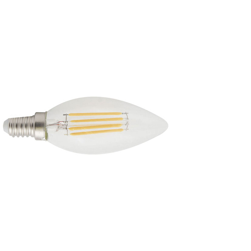 Bombilla LED Classic vela DUOLEC E14 luz fría 4w