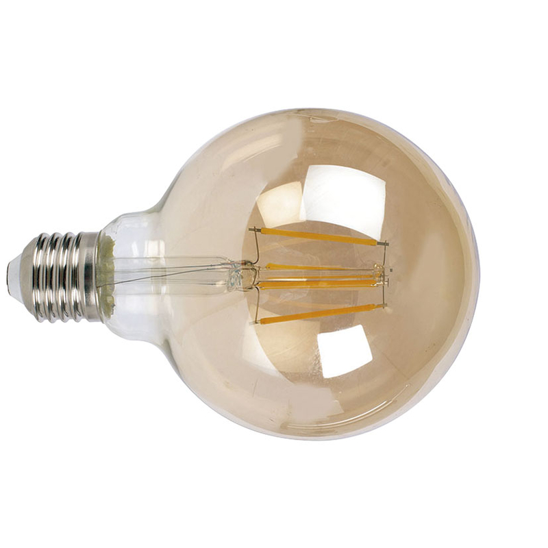 Bombilla con filamento Led globo G95 vintage DUOLEC E27 luz cálida 8 W