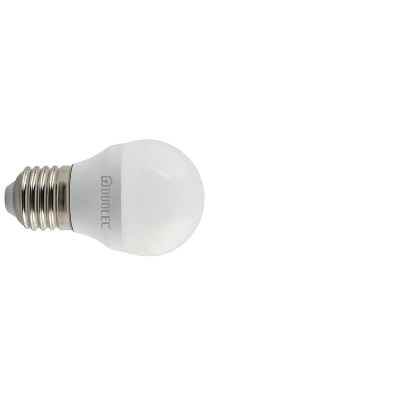 Bombilla Led mini globo 200º DUOLEC E27 luz día 5w