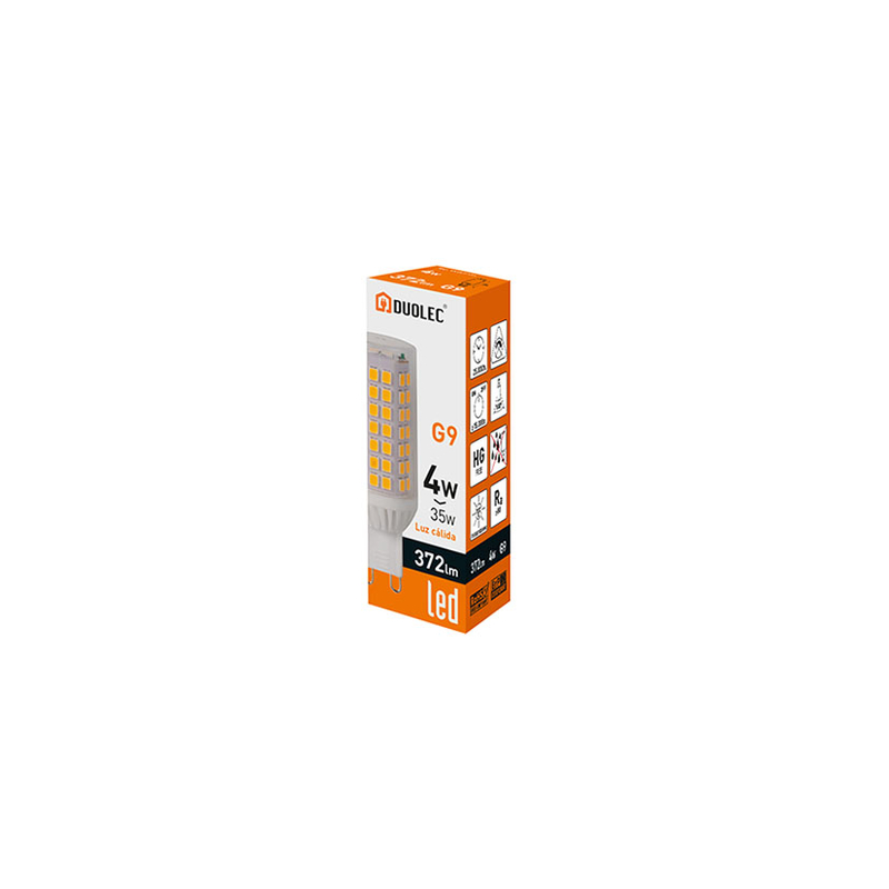 Bombilla Led G9 DUOLEC luz cálida 3,3 W