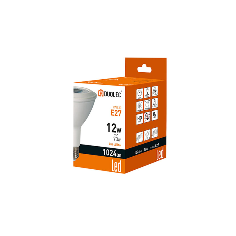 Bombilla PAR 30 E27 LED DUOLEC 12 W