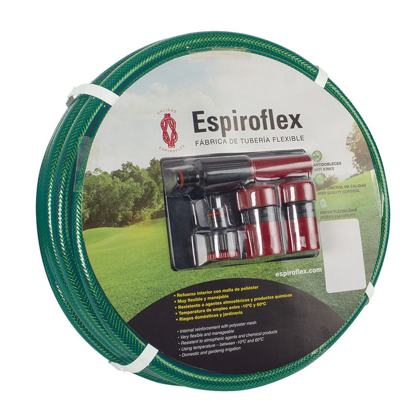 Kit manguera de riego ESPIROFLEX para jardín