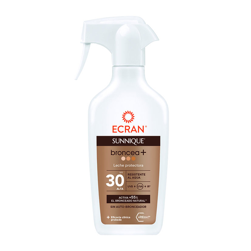 Pistola leche protectora Broncea+ ECRAN Sunnique F30 270 ml