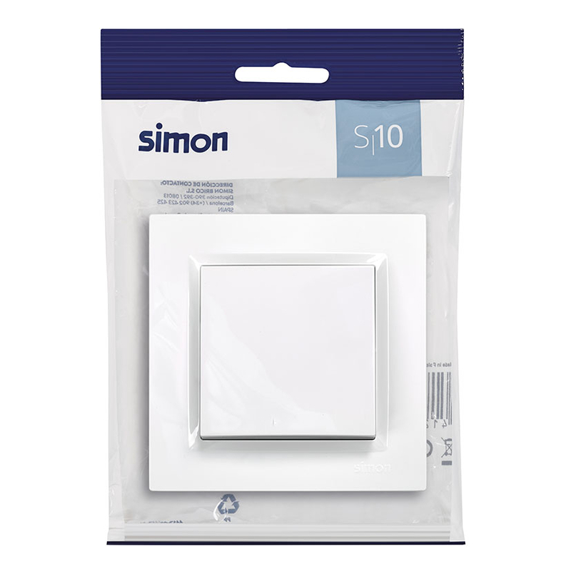 Commutador empotrable serie SIMON S10