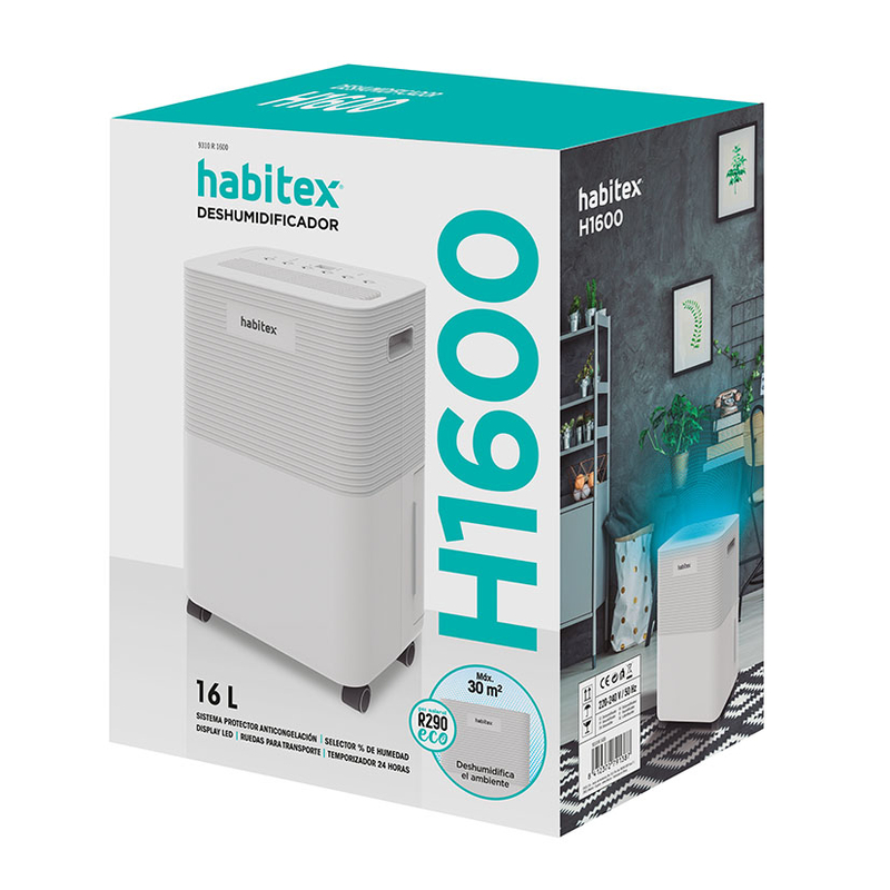 Deshumidificador HABITEX H-1600