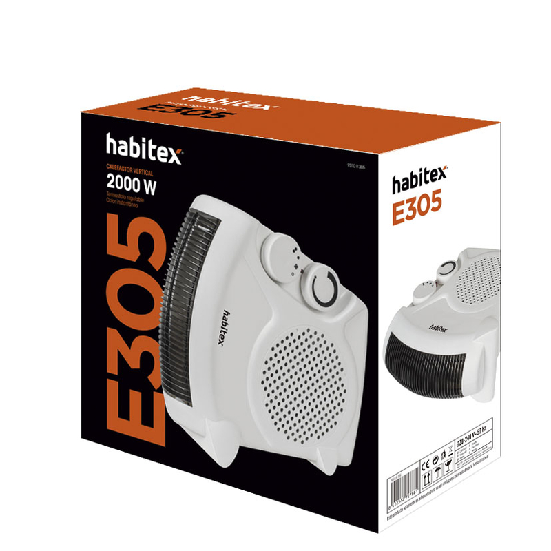 Termoventilador E305 HABITEX 2000 W