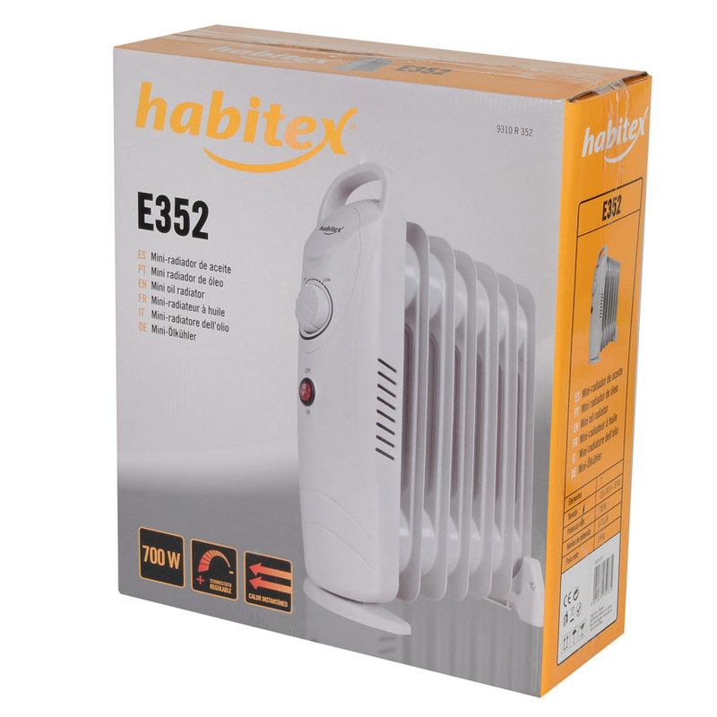 Mini radiador de aceite E362 HABITEX 1.000 W
