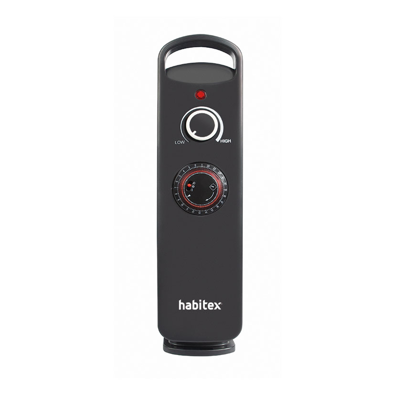Mini radiador de aceite HABITEX serie E Negro
