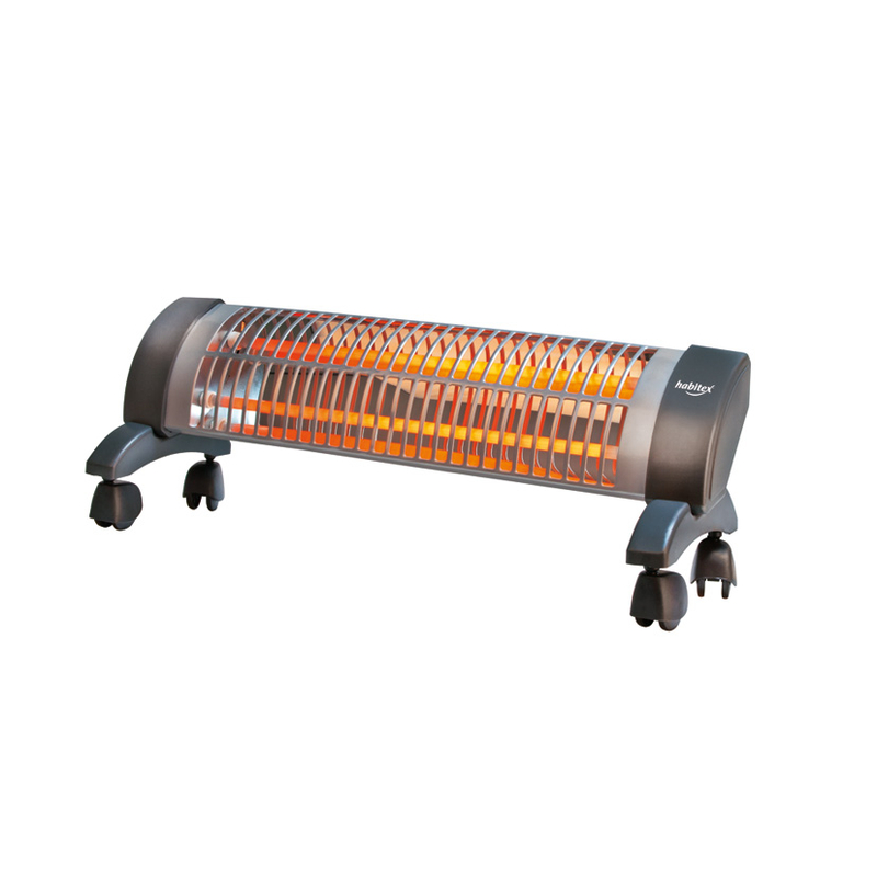 Estufa cuarzo E360 HABITEX con ruedas 1.200 W