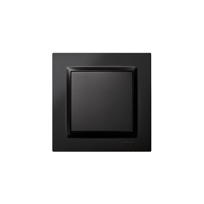 Conmutador cruce empotrable SIMON S10 Negro