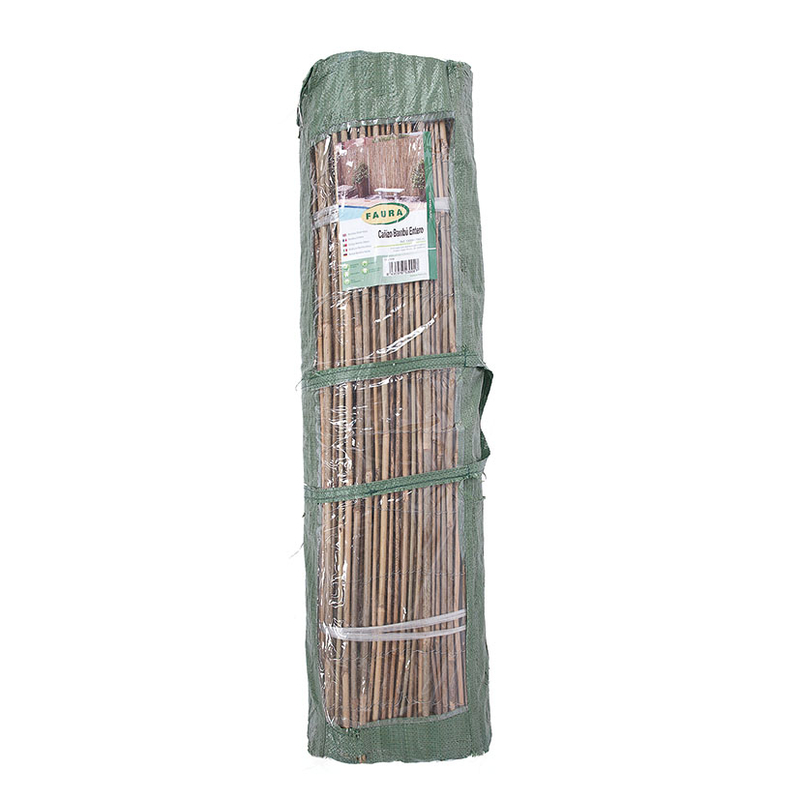 Cañizo bambú entero importación FAURA 1 x 5 m