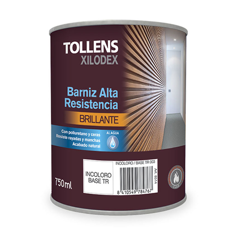 Barníz alta resistencia al agua TOLLENS Xilodex brillante