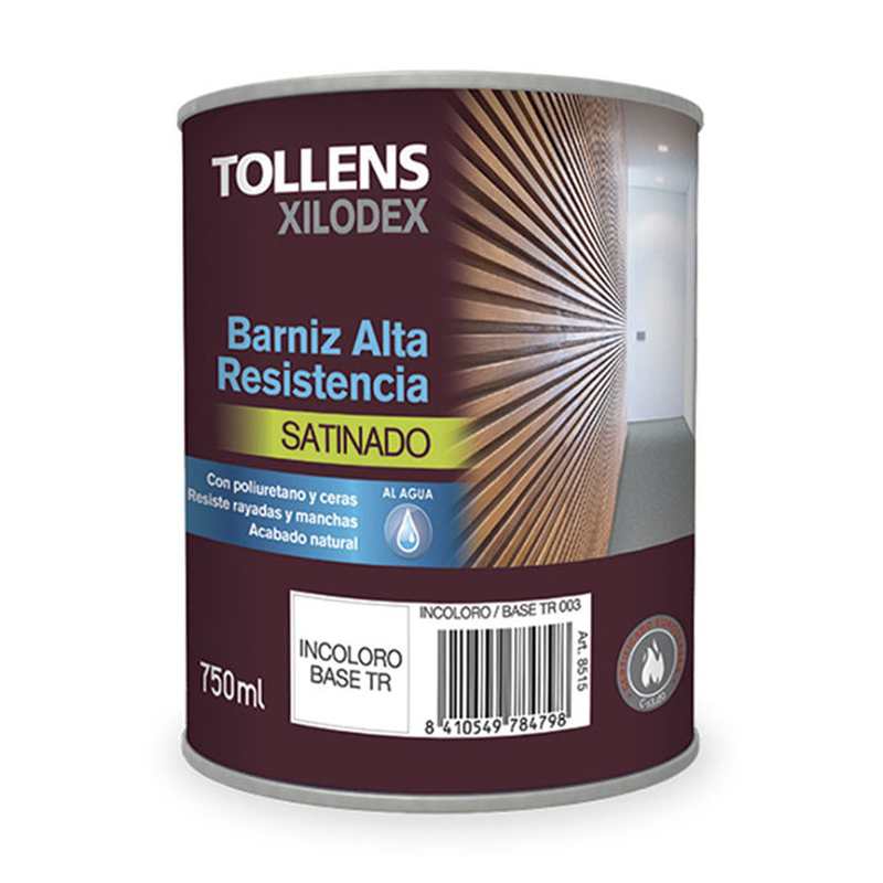 Barníz alta resistencia al agua TOLLENS Xilodex satinado