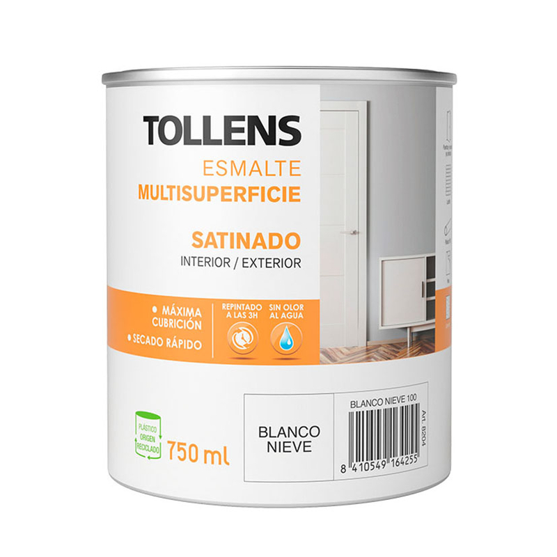 Esmalte multisuperficie TOLLENS Satinado 750 ml