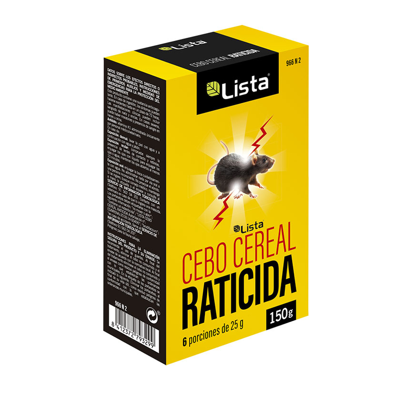 Raticida LISTA cereal