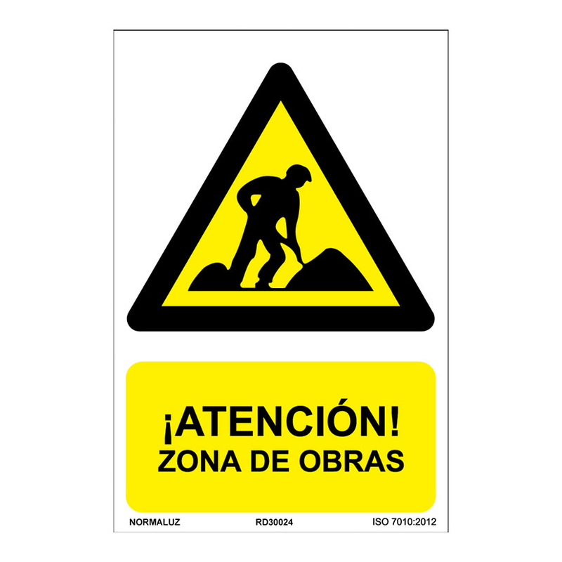 Señal de peligro PVC NMZ 