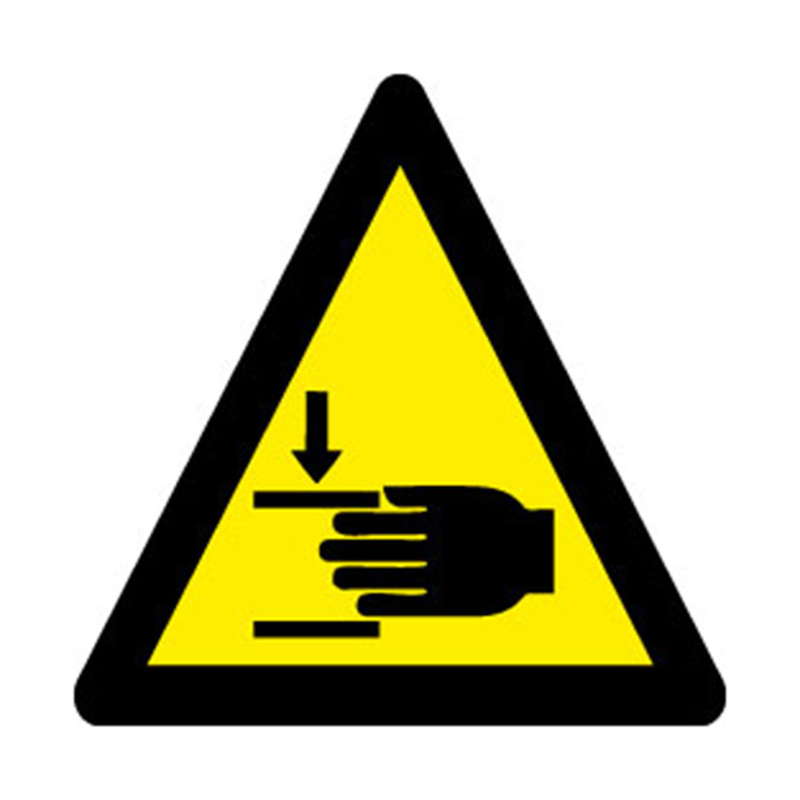 Señal de peligro adhesiva NMZ2 " Riesgo de atrapamiento" 10 unidades