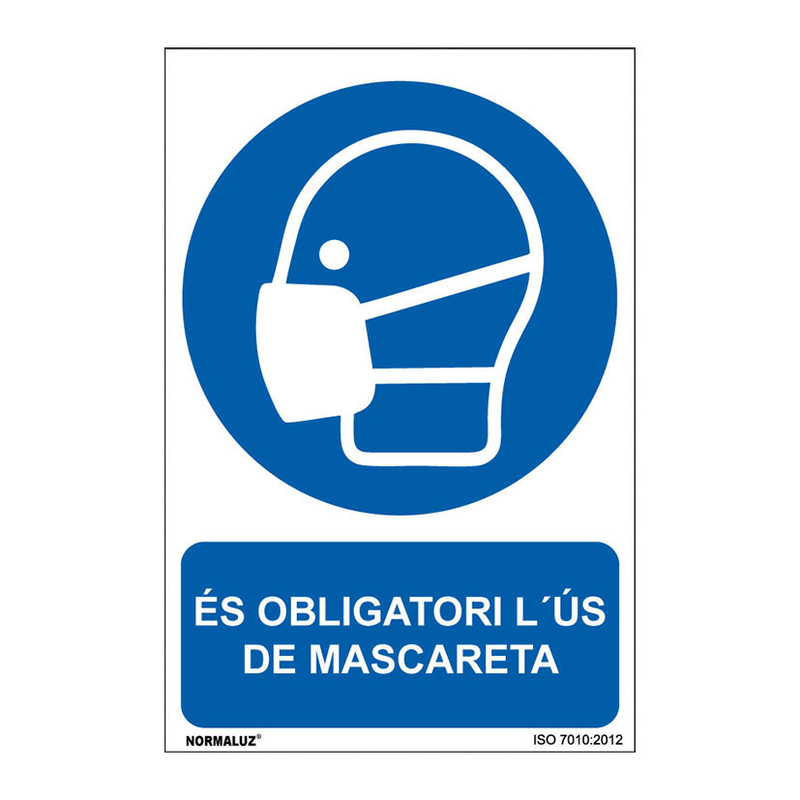 Señal de obligación en catalán NMZ 