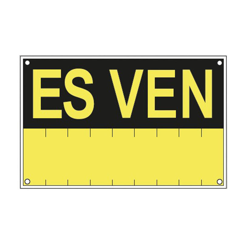 Señal en catalán NMZ "ES VEN" amarillo  10 unidades