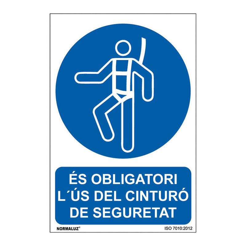 Señal de obligación en catalán NMZ 