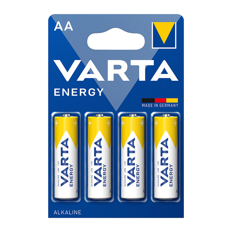 Pila alcalina AA (LR06) VARTA Energy. 80 unidades