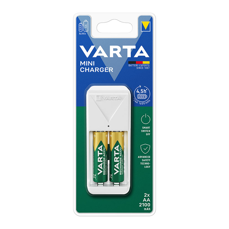 Cargador de pilas 2100 m/Ah VARTA Mini Charger