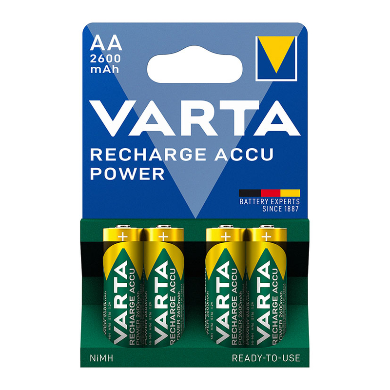 Pila recargable AA (LR6) VARTA Power. 40 unidades