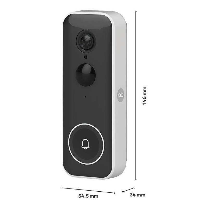Timbre inteligente YALE Doorbell con video