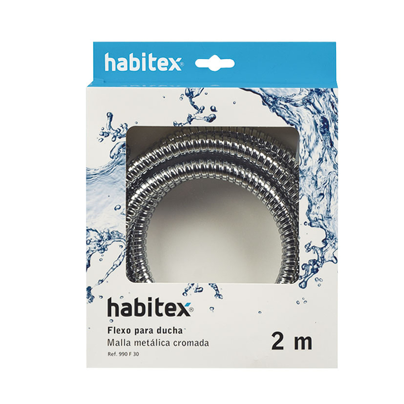 Flexo ducha HABITEX inox 2M  Ferreterías cerca de ti - Cadena88