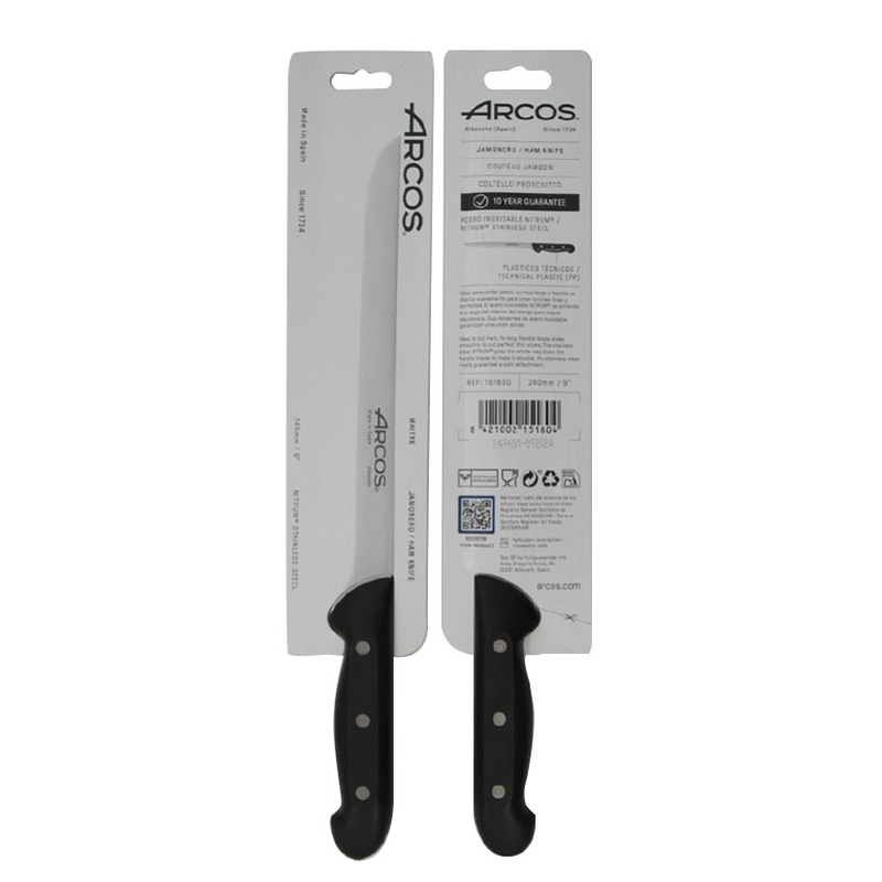 Cuchillo jamonero ARCOS Maitre 24 cm