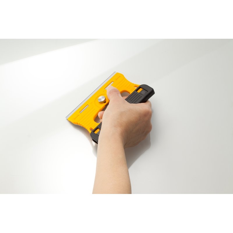 Rascador de vidrio con cuchilla intercambiable de acero inoxidable GSR-1 Olfa