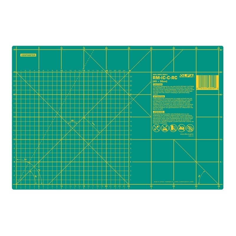 Planchas de corte de 1,5 mm de espesor especial para cuters rotativos libres de DEHP Olfa