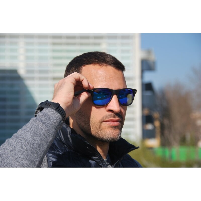 Gafas de sol lente espejo azul WAVE Eagle