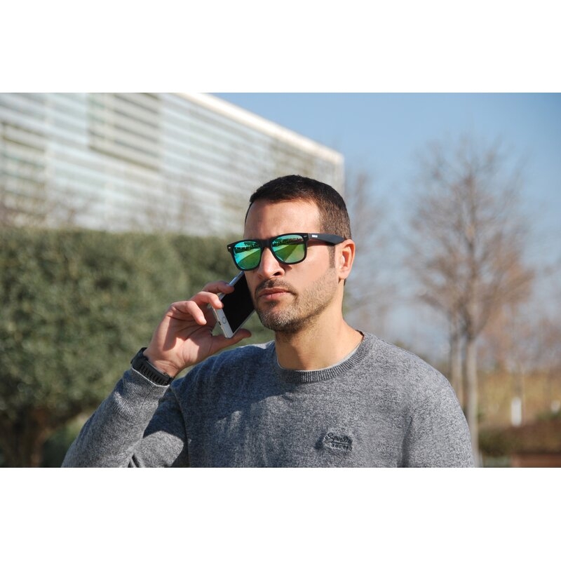 Gafas de sol lente espejo verde WAVE Eagle