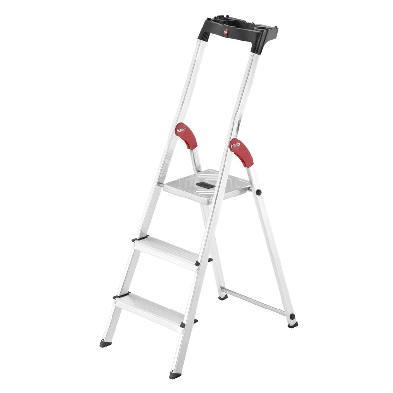Escalera de tijera de aluminio L60 EasyClix FR Hailo