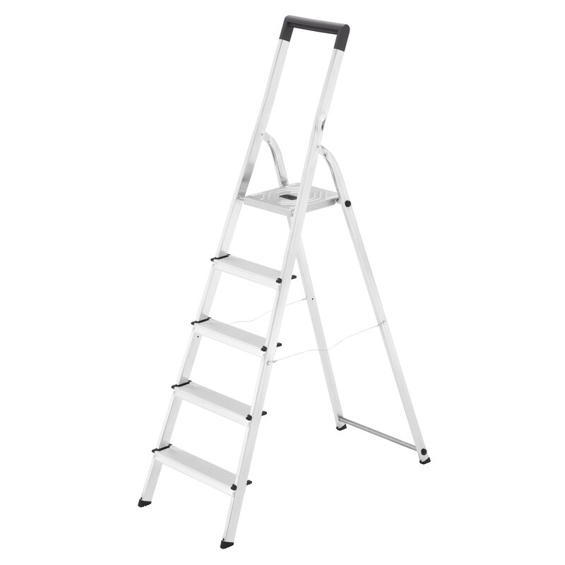 Escalera de tijera de aluminio L40 EasyClix Hailo