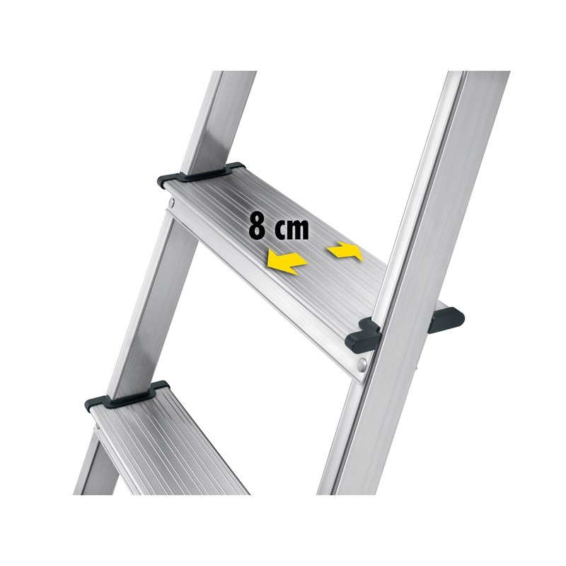 Escalera de tijera de aluminio L40 EasyClix Hailo