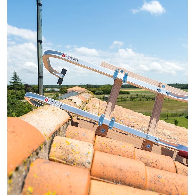 Gancho universal para cornisa de techo para escalera de mano Hailo