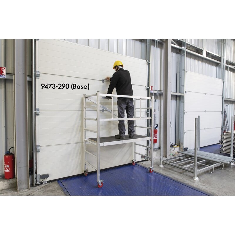 Andamio EN1004 de aluminio tubular ProExpert Hailo