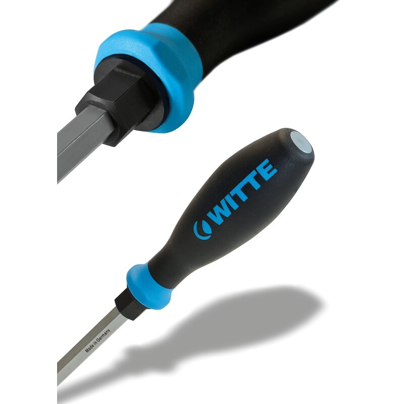 Destornillador de punta plana con hexágono PRO Impact Witte