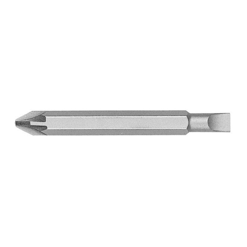 Punta reversible Plana / Pozidriv guía 1/4" Witte