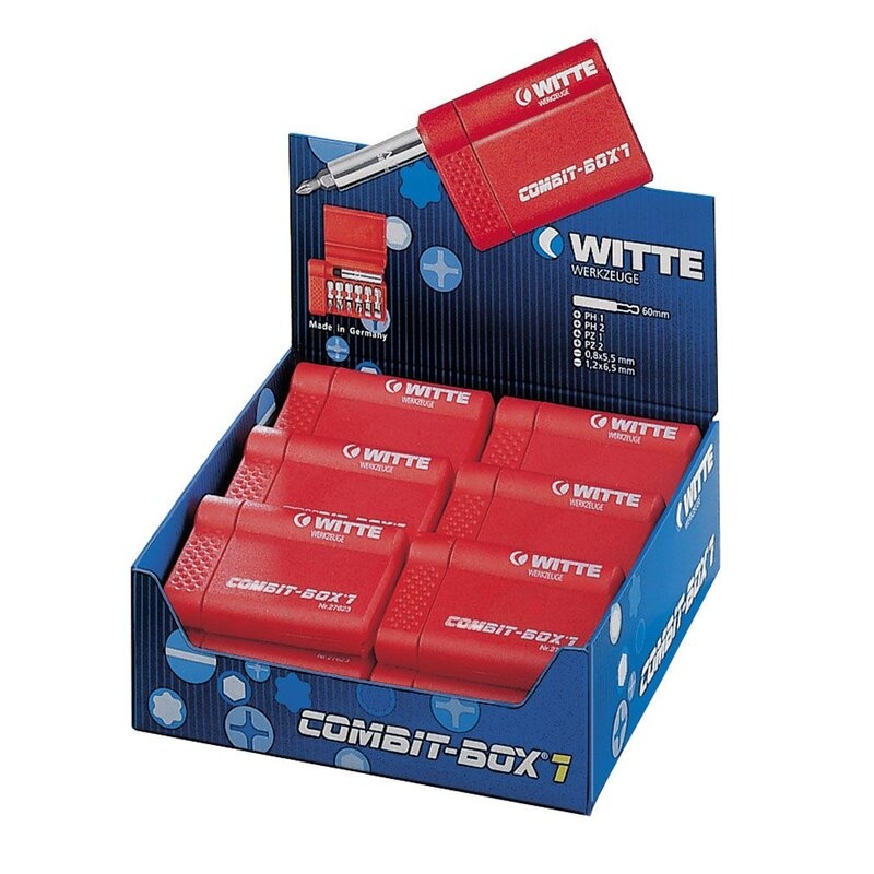 Caja de puntas de atornillar COMBIT-BOX 7 Witte