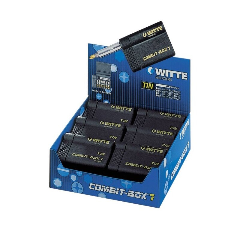 Caja de puntas de atornillar COMBIT-BOX 7 Witte