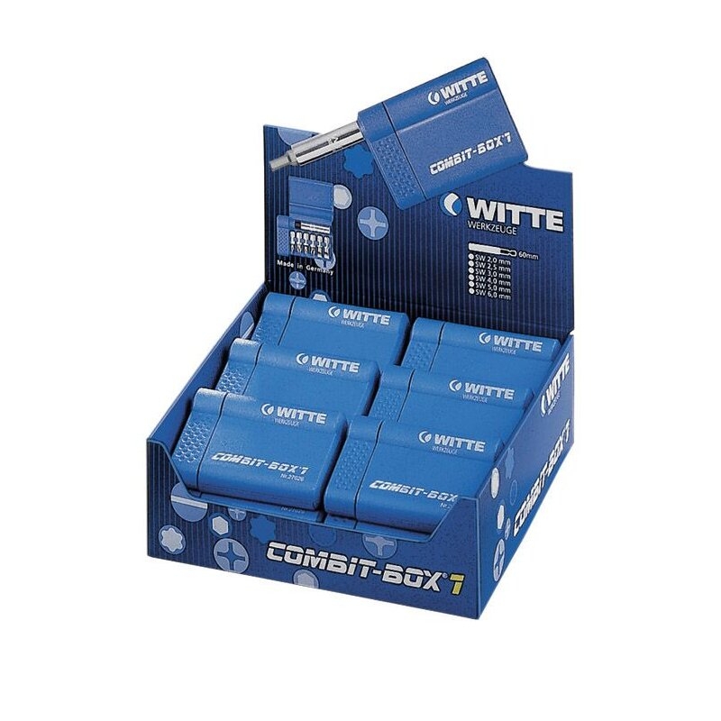 Caja de puntas de atornillar COMBIT-BOX 7 Witte