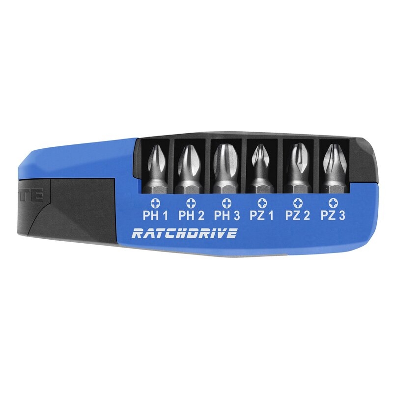 Caja de puntas con carraca Ratchdrive Witte