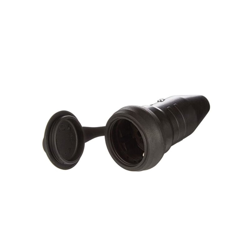 Protector de goma para clavija Schucko de caucho 230V/16A IP44 para exteriores Brennenstuhl